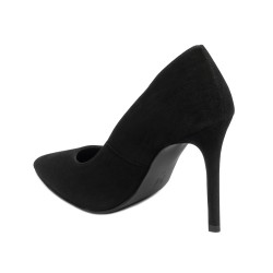 Pantofi eleganti dama 1299 negru antilopa