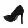 Pantofi eleganti dama 1299 negru antilopa