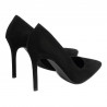 Pantofi eleganti dama 1299 negru antilopa