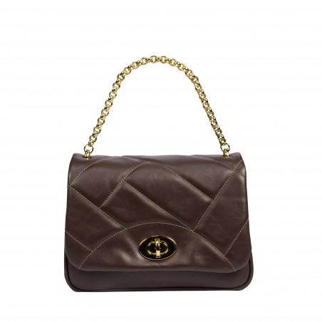 Geanta dama de umar 005g dark brown
