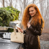 Női váll táska 004g bézs latte lifestyle