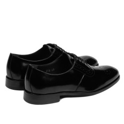Pantofi eleganti barbati 959 negru florantic