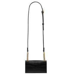 Geanta dama de umar 020g croco negru