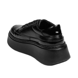 Pantofi sport dama 6070 negru combinat