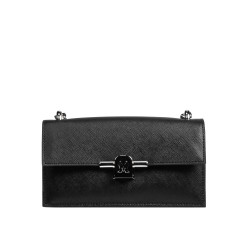 Női válltáska 020g 01 fekete safiano