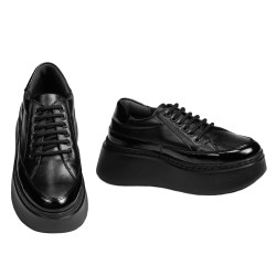 Női sportcipő 6070 fekete kombinált