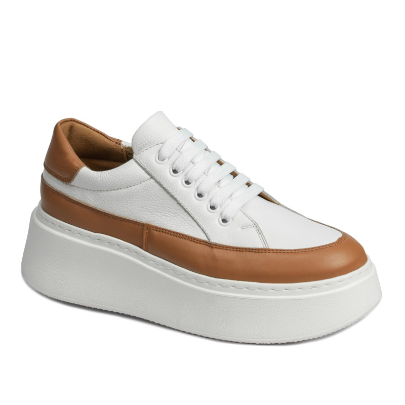 Pantofi sport dama 6070 alb combinat
