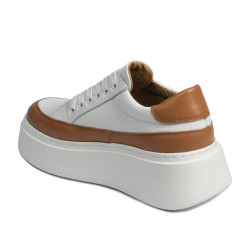 Pantofi sport dama 6070 alb combinat