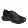 Pantofi sport  barbati 966 negru combinat