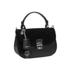 Geanta dama de mana 022g 01 negru combinat