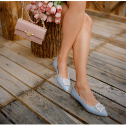 Női balerinák 1301 babakék