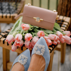 Női balerinák 1301 babakék