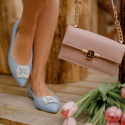 Női balerinák 1301 babakék