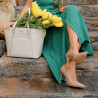 Pantofi eleganti dama 1302 lac camel