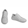 Pantofi casual dama 6071 alb