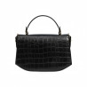 Geanta dama de mana 023g croco negru