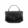 Geanta dama de mana 023g croco negru