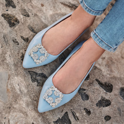 Női balerinák 1301 babakék