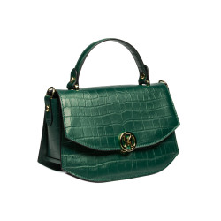 Geanta dama de mana 023g croco verde