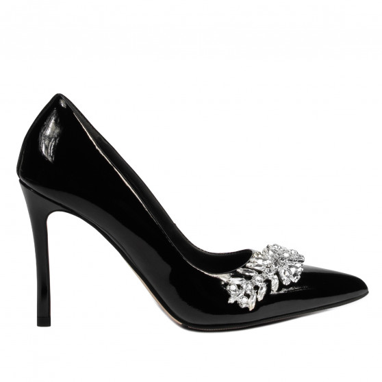 Pantofi eleganti dama 1300 lac negru Pantofi eleganti dama 1300 lac negru