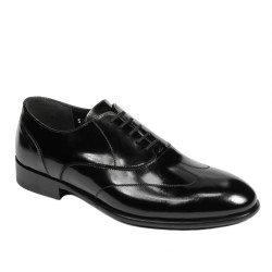 Pantofi eleganti barbati 964 negru florantic