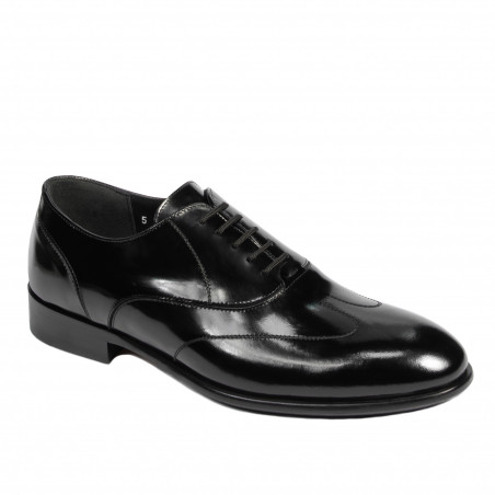 Pantofi eleganti barbati 964 negru florantic