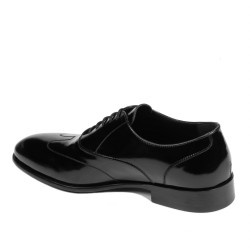 Pantofi eleganti barbati 964 negru florantic