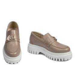 Pantofi casual dama 6072 nisip