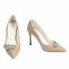 Elegáns női cipő 1300 lakk teve