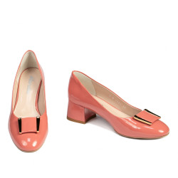 Pantofi eleganti dama 1321 lac somon