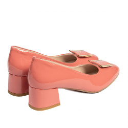 Pantofi eleganti dama 1321 lac somon