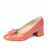 Elegáns női cipő 1321 lakk lazac