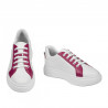 Pantofi sport dama 6073 alb+fuxia