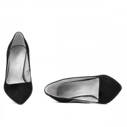 Elegáns női cipő 1278 fekete antilop