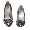 Pantofi eleganti dama 1279 argintiu sidef