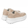 Női sportcipő 6074 púder kombinált