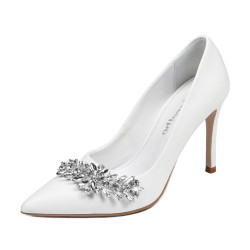 Pantofi eleganti dama 1300 alb