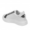 Pantofi sport dama 6073 alb+gri