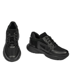 Pantofi sport adolescenti 8001 negru combinat