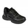 Pantofi sport adolescenti 8001 negru combinat