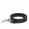 Curea barbati 71b bicolor negru lucios+cafe