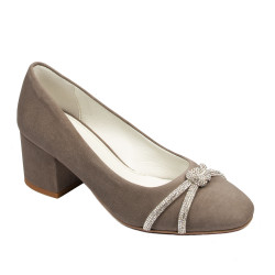 Pantofi eleganti dama 1336 nisip antilopa