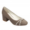 Pantofi eleganti dama 1336 nisip antilopa