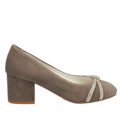 Pantofi eleganti dama 1336 nisip antilopa