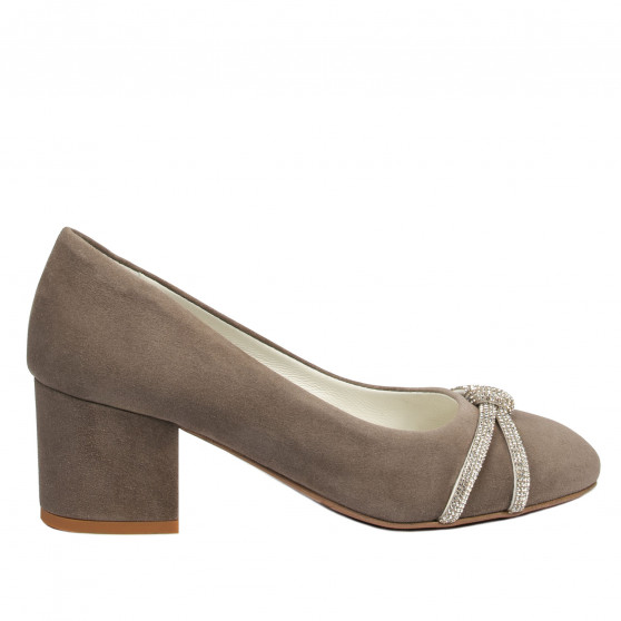 Pantofi eleganti dama 1336 nisip antilopa