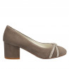 Pantofi eleganti dama 1336 nisip antilopa