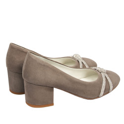 Pantofi eleganti dama 1336 nisip antilopa
