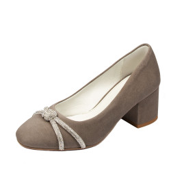 Pantofi eleganti dama 1336 nisip antilopa