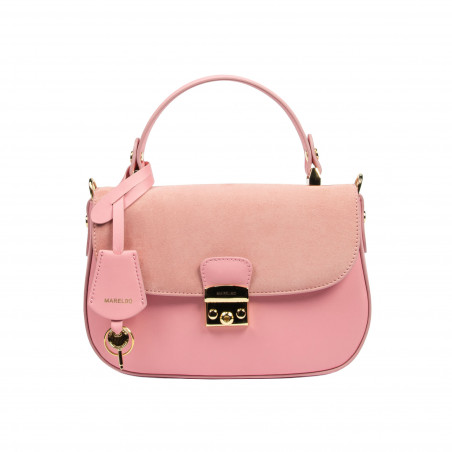 Geanta dama de mana 022g rose combinat