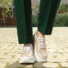 Pantofi sport dama 6074 pudra combinat lifestyle